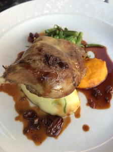Confit duck leg